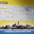Trafford Park line route map