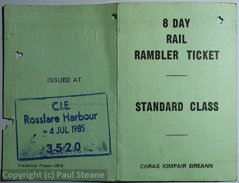Rail Rambler Ticket